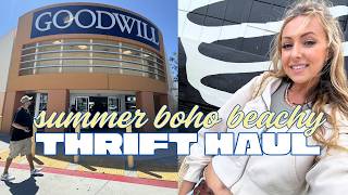THRIFT HAUL FROM 3 THRIFT STORES | SAN DIEGO SUMMER THRIFTING | JEWELRY CLOTHES BAGS & MORE