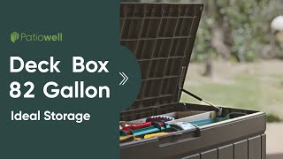 Decorating your SUMMER PATIO with 82 gallon deck box