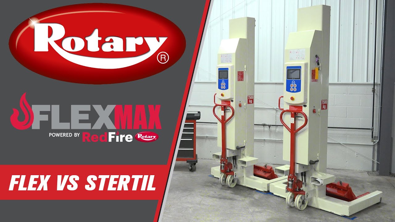 Rotary FLEX MAX™ Mobile Columns vs Stertil Koni™
