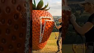 Turning a giant Strawberry into Luxury Tiny Home 🏡