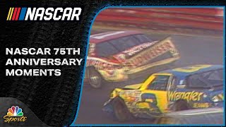 Waltrip and Earnhardt clash at Richmond | NASCAR 75th Anniversary Moments | Motorsports on NBC