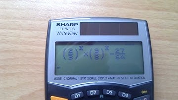 SHARP Calculator EL-W506 Equation Solver - Newton