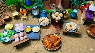 🍳 Mini Chicken Nuggets | Tiny Food Fun | Miniature Cooking | Adi Tiny Cooking