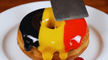 World Flags on Donut 🍩 | Oddly Satisfying ASMR Animation Ep. 11