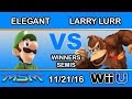 MSM 75 - eM | Elegant (Luigi) Vs. eLv | Larry Lurr (Donkey Kong) Winners Semis - Smash Wii U