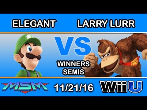 Thumbnail for MSM 75 - eM | Elegant (Luigi) Vs. eLv | Larry Lurr (Donkey Kong) Winners Semis - Smash Wii U
