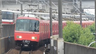 名古屋鉄道　6800系 09編成+ 6500系　名鉄線 上小田井駅