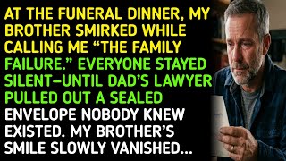 My Brother Mocked Me At Dad’s Funeral—Then The Lawyer Opened One Letter…