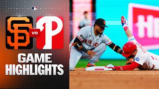 Giants vs. Phillies Game 2 Highlights (4/30/26) | MLB Highlights