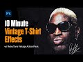 How to Make 90s Vintage T-Shirt Designs with Photoshop 2024 |  RetroTone Vintage Action Pack