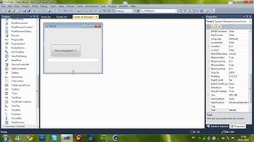 Visual Basic 2008/2010 - Hello World, using the MsgBox function...