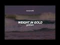 Gallant Weight In Gold LYRICS mp3