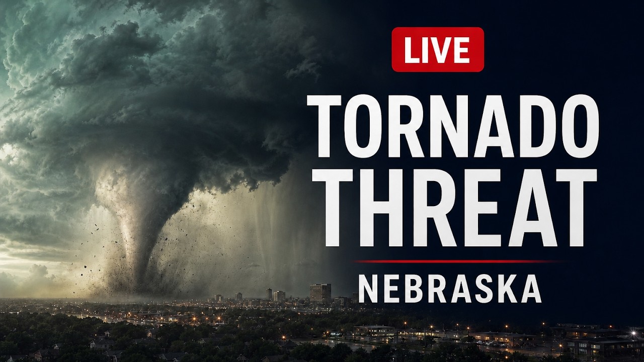 LIVE: Tornado Threat for Nebraska | Severe Weather Coverage - YouTube