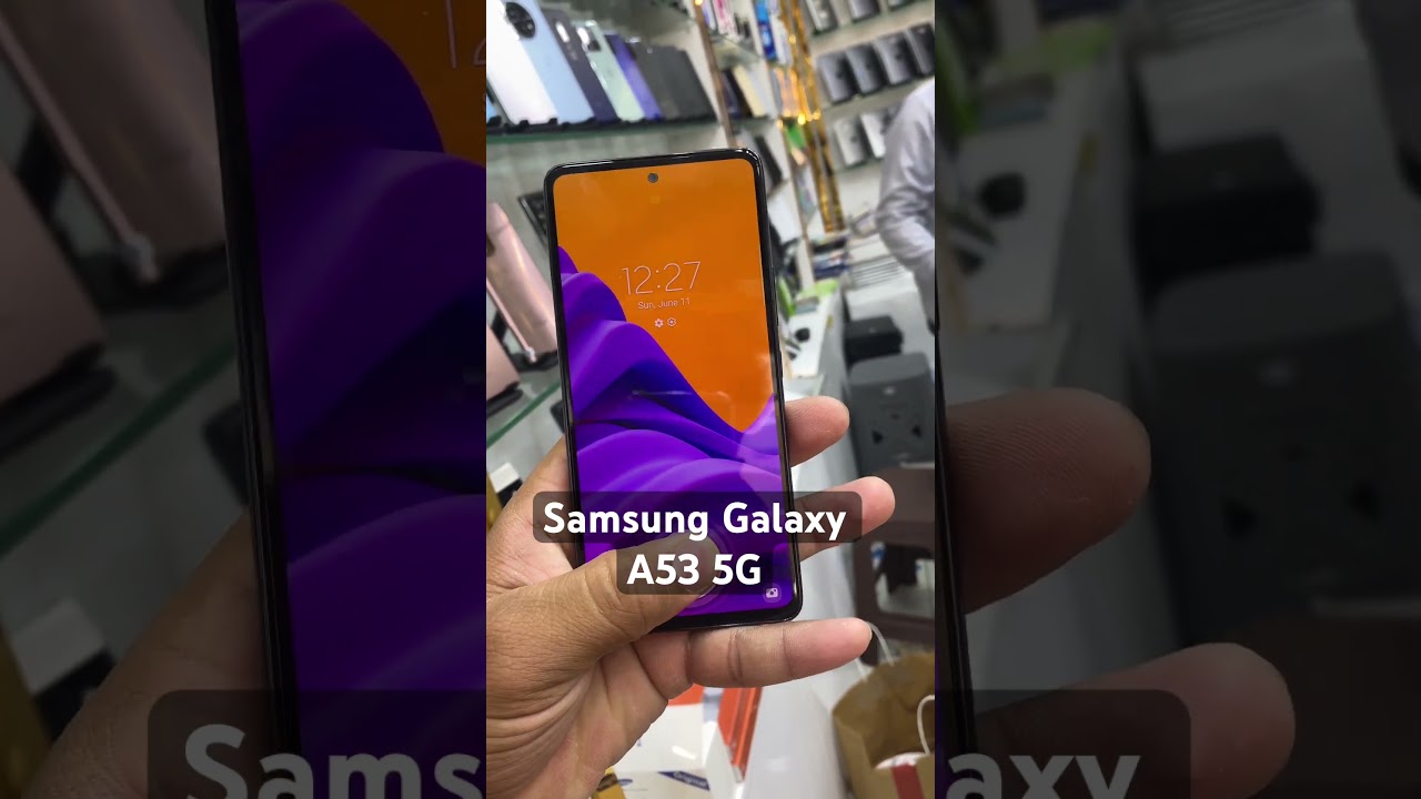 Under display fingerprint of Samsung A53 5G | 