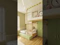 A fresh kids’ room story—creamy green + natural wood tones, where childhood blooms. 🌱✨#kidsroom #fyp