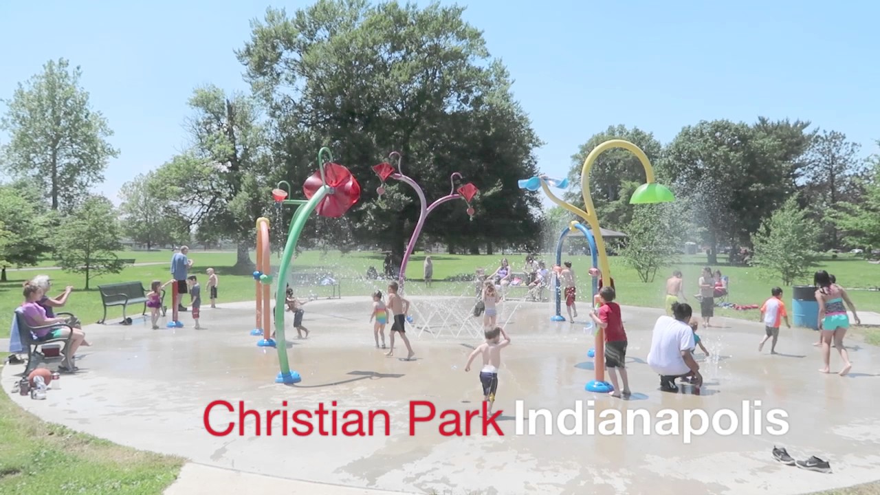 Christian Park Splash Pad Indianapolis Area Splash Parks YouTube