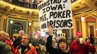 Iowa Citizens for Community Improvement Protest at Capitol