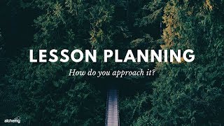 How to approach lesson planning for a tutoring session