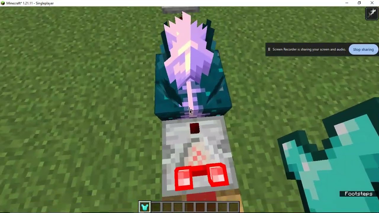 Minecraft armor switch trap tutorial