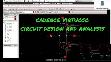 Cadence Virtuoso tool for the design of CMOS inverter | Cadence tutorial | DC & Transient Analysis