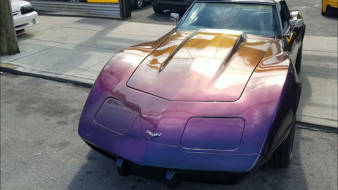 1977-corvette-stingray-with-mystic-chrome-paint-youtube
