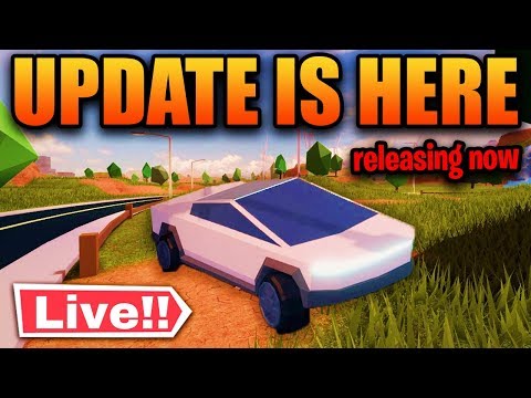 Jailbreak NEW UPDATE (RELEASING NOW) CYBERTRUCK & SPIKE TRAPS | Robux Codes | Roblox Jailbreak - Jailbreak NEW UPDATE (RELEASING NOW) CYBERTRUCK & SPIKE TRAPS | Robux Codes | Roblox Jailbreak