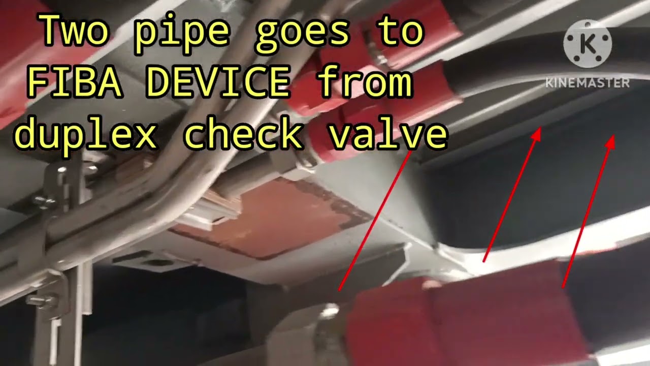 NEW MODIFIED FAILURE INDICATION CUM BRAKE APPLICATION(FIBA)PIPE LINE CONNECTION SYSTEM IN LHB COACH.