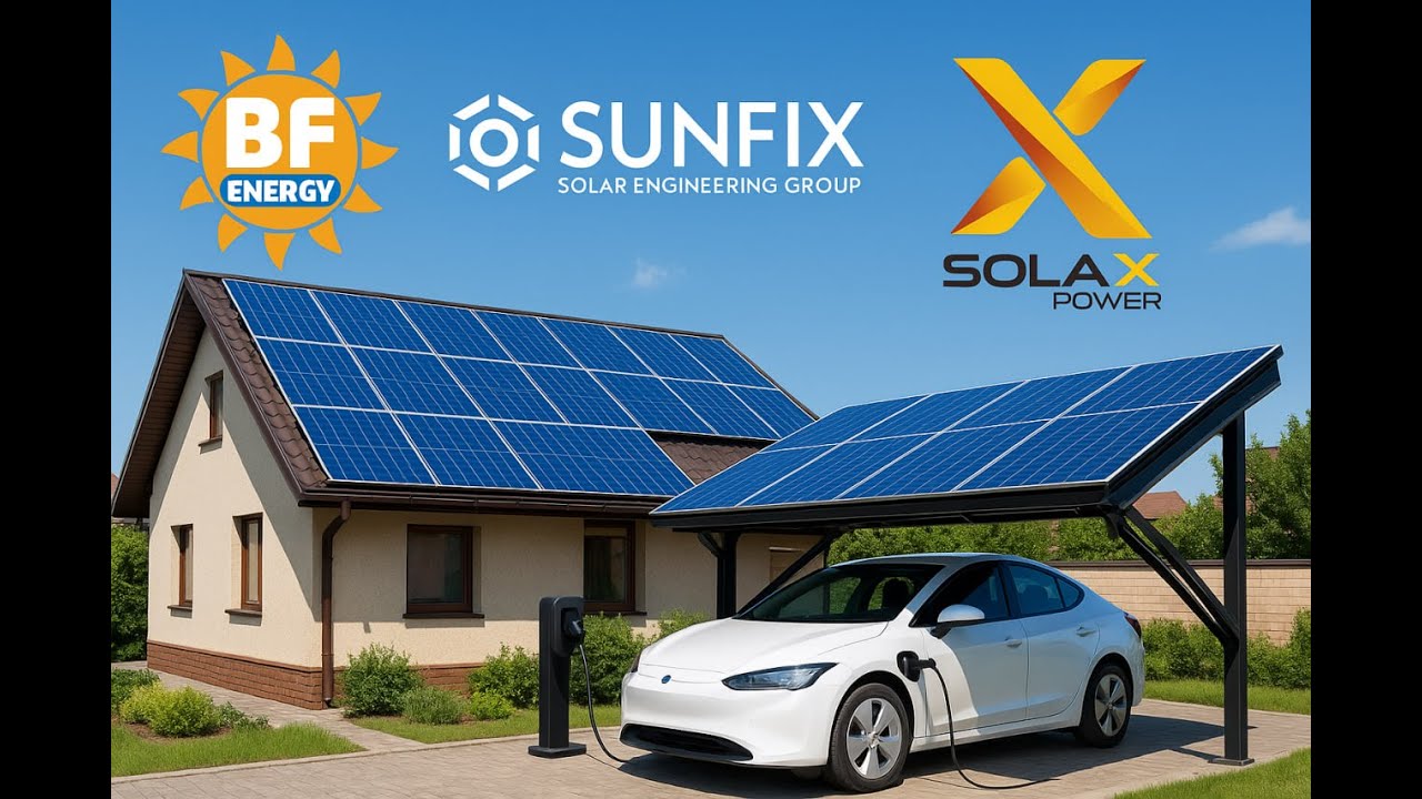 Sunfix System SunFix та обладнання Solax, гібридні інвертори, акумулятори, сонячні ...