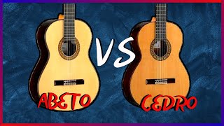 ABETO VS CEDRO, Guitarra Clásica ¿Que madera es mejor?