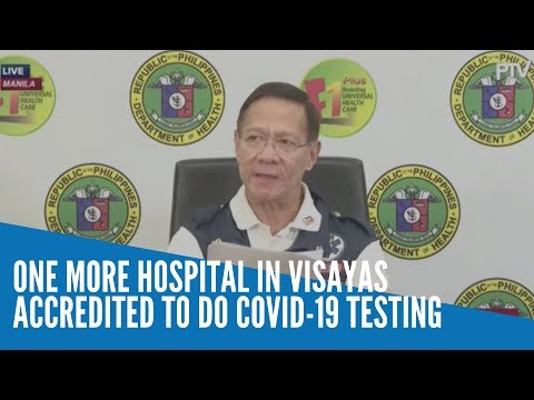 One more hospital in Visayas accredited to do COVID-19 testing