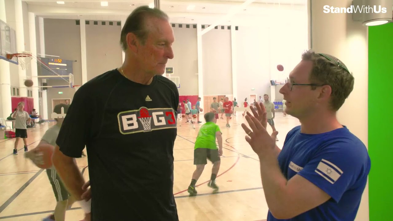 NBA Hall of Famer Rick Barry in Israel