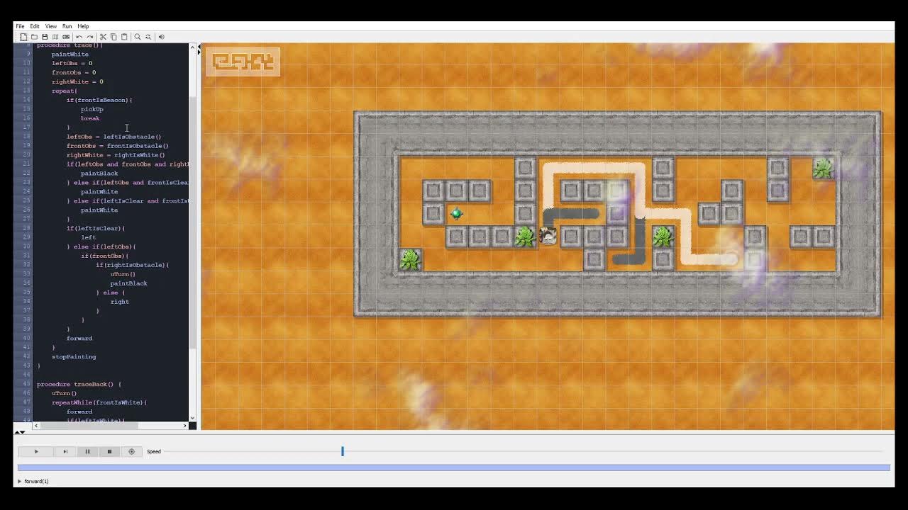 RoboMind - Maze 2 - Forth Attempt - YouTube