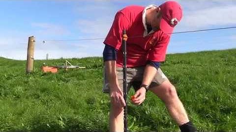 Gallagher Insulated Line Post - How to install