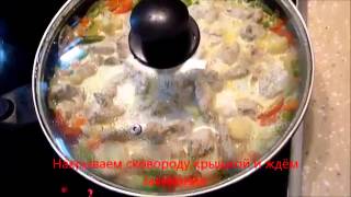 Рагу Из Куриной Грудки С Фунчозой И Овощами Chop Chicken Breast With Vegetables And Funchozoy You