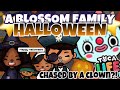 Blossom family halloween special  chased by clowns  toca family voiceover roleplay