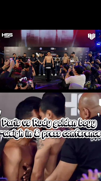 pecahhh!!!!Paris vs Rudy golden boyy -weigh in & press conference#short#parispernandes#rudygoldenboy