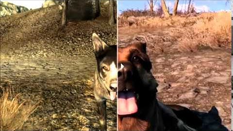 Fallout 4 Gameplay - Graphics Comparison Vs Fallout 3 Images