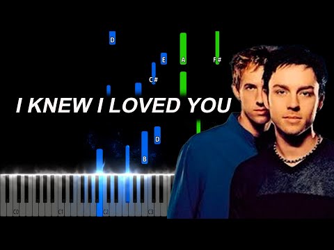 I Knew I Loved You - Savage Garden