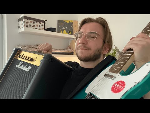 Обзорчик на гитару Fender Squier Telecaster + Marshall MG15g Обзорчик на гитару Fender Squier Telecaster + Marshall MG15g