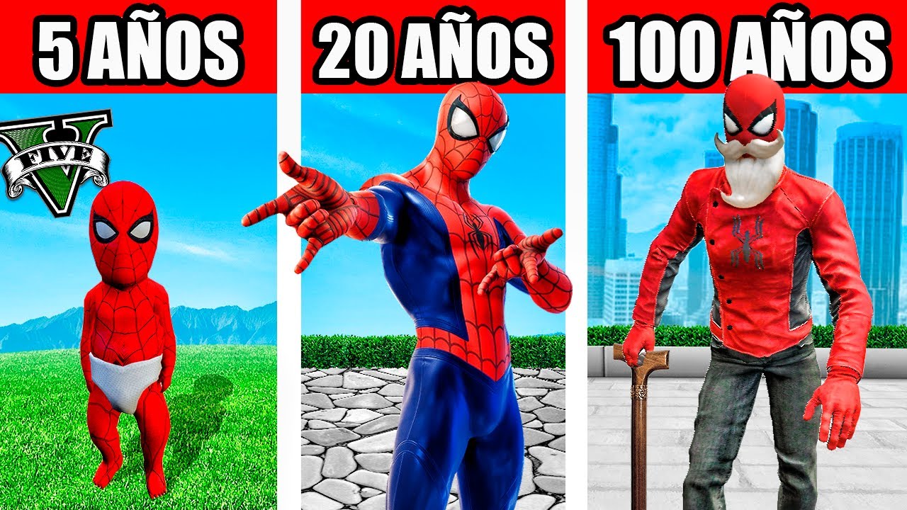 SOBREVIVÍ 100 AÑOS como SPIDERMAN en GTA 5!