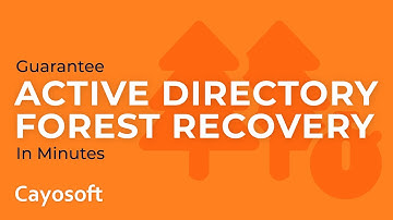 Active Directory Disaster Recovery: Safeguarding Against Forest Outages