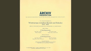 Vachon: String Quartet In A, Op. 11 No. 1 - 1. Moderato