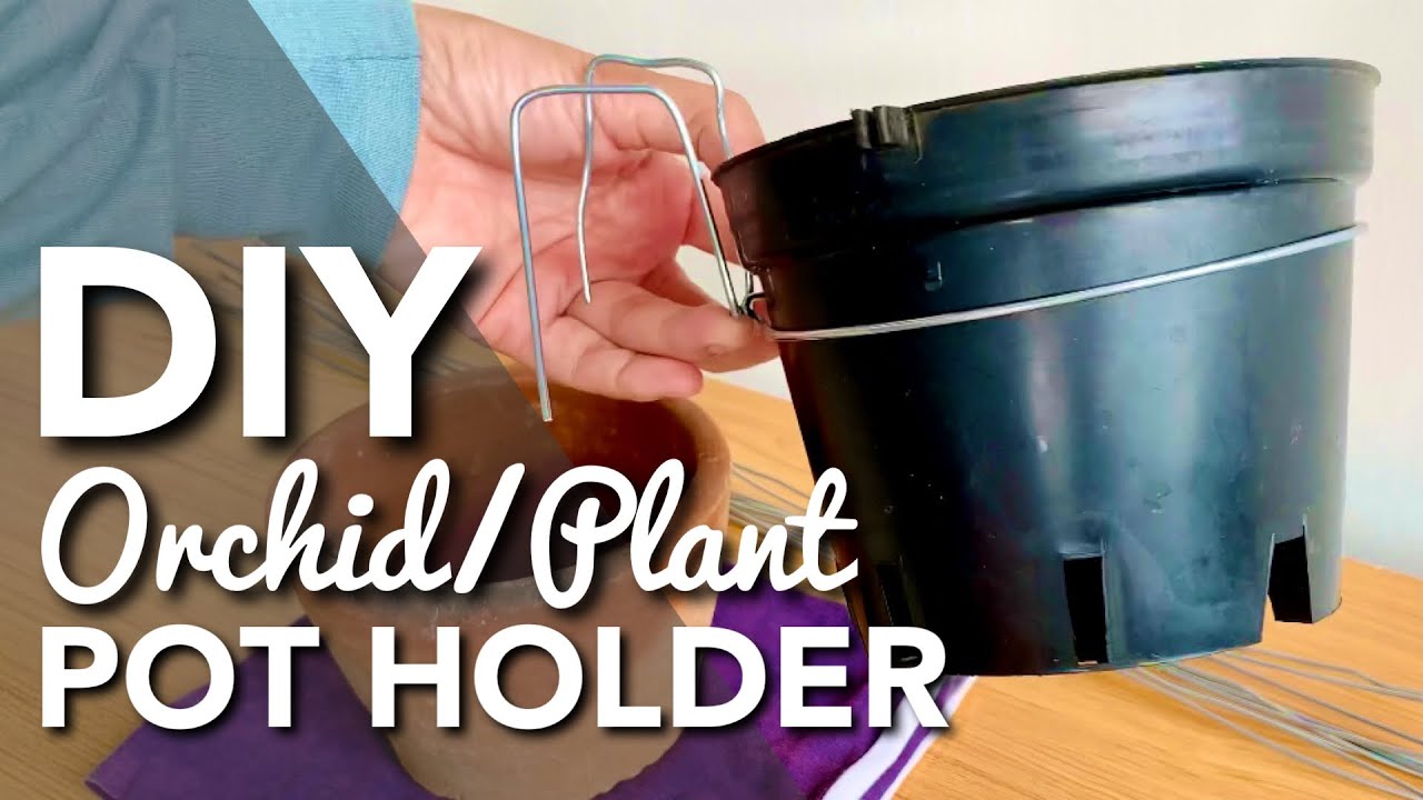DIY WALL PLANT POT HOLDER/HANGER FOR ORCHIDS & PLANTS How to Make