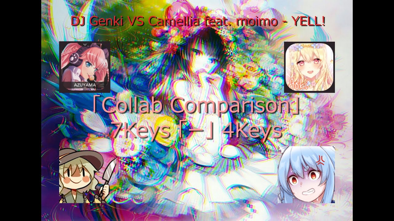 Osu mania Collab Comparison With Azuyama DJ Genki VS Camellia Feat 
