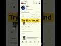 Try this sound🎧 #shorts #shortsfeed #audio #sound
