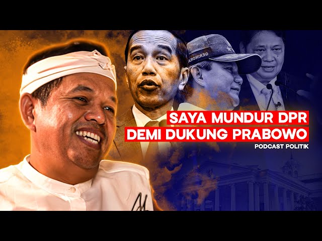 Dedi Mulyadi Ungkap Keterlibatan Gus Miftah Saya Mundur Anggota DPR Buat Dukung Prabowo class=