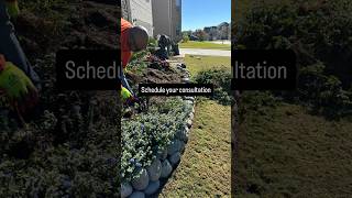 Preparing for the spring #yard & #flowerbed #cleanup