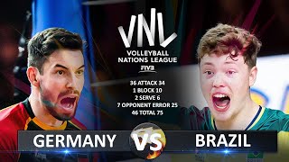 Germany vs Brazil | Men's VNL 2024