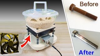 Buratto fai da te CON VENTOLA   Tumbler Machine DIY With FAN,  low noise