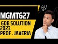 MGMT 627 |GDB| Solution 2023##